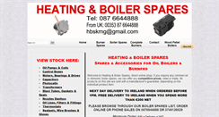 Desktop Screenshot of heatingboilerspares.com